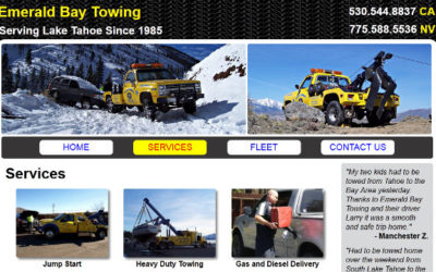 New Website: Emerald Bay Tow
