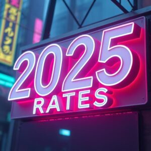 2025 Rates Sign