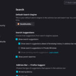 Firefox Search Settings