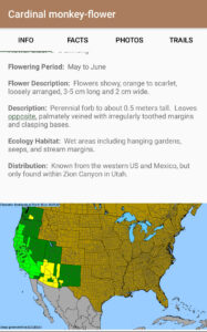 Species Screen Info Map