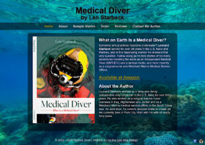 Medical Diver Website Screenshot