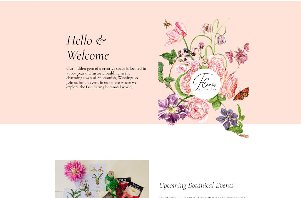 Fleurs Creative WordPress Website