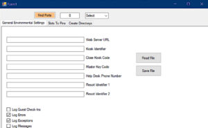 Innovative Lodging Kiosk Setting Program