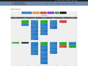 Calendar Webpage