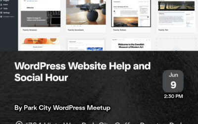 WordPress Help & Social Hour Meetup
