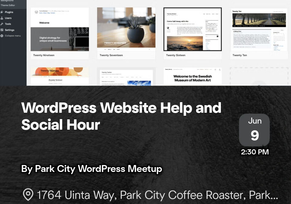 WordPress Help & Social Hour Meetup