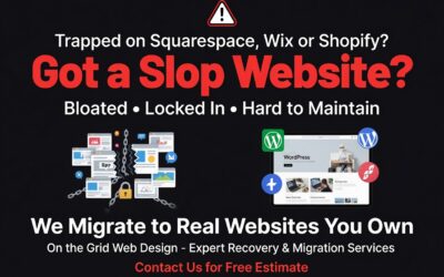 Trapped on Squarespace, Wix or Shopify?