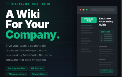Company Wiki Setup — MediaWiki for Your Business